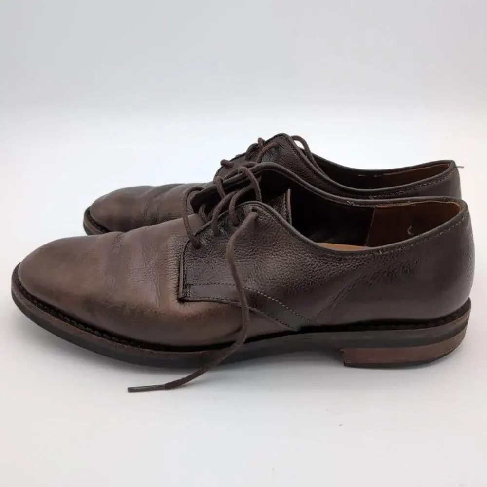 Allen Edmonds Shoes Mens 8.5 Brown Feather Welt Leather Dress Derby Extralight